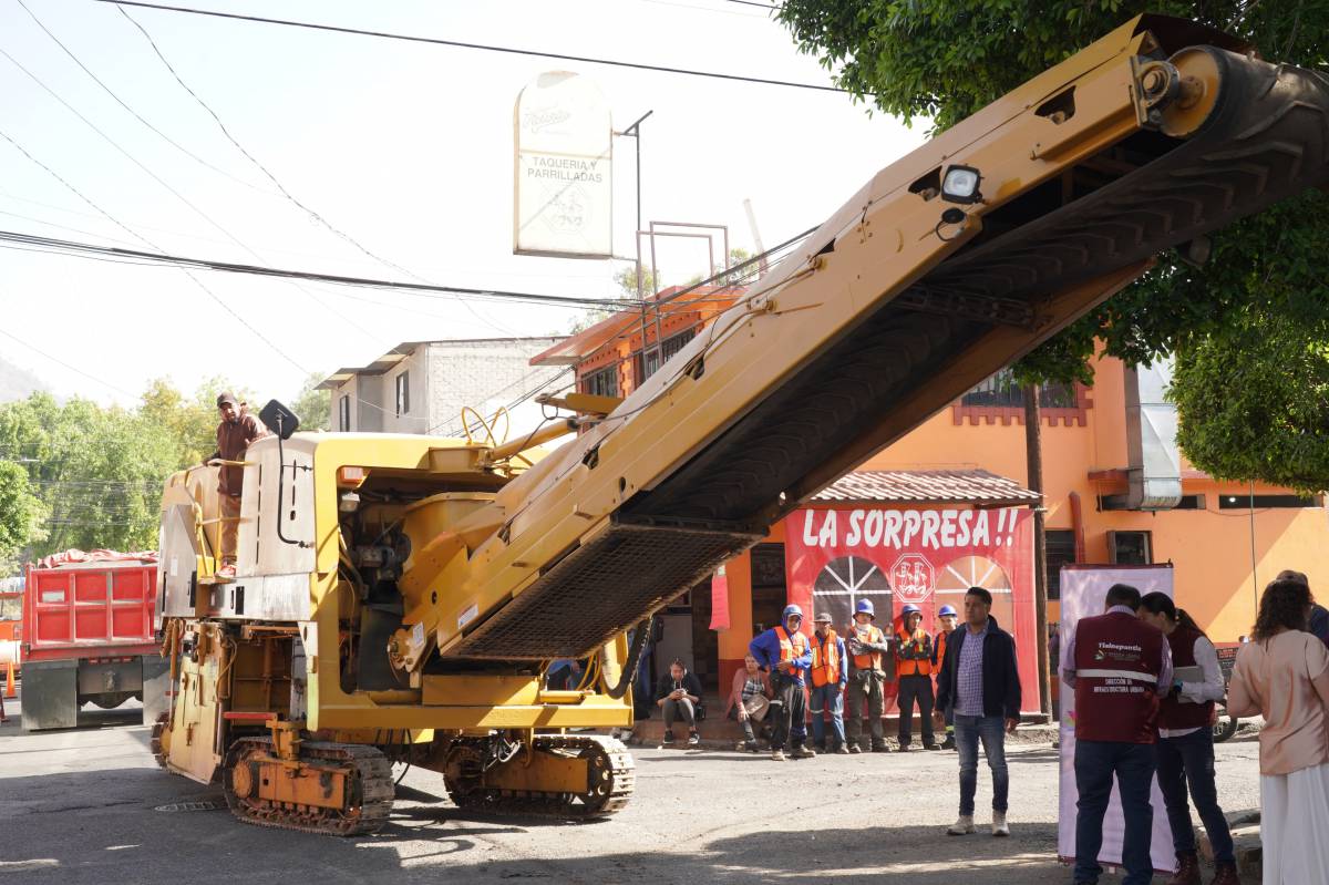 ARRANCA PROGRAMA DE REHABILITACIÓN DE VIALIDADES URBANAS EN TLALNEPANTLA